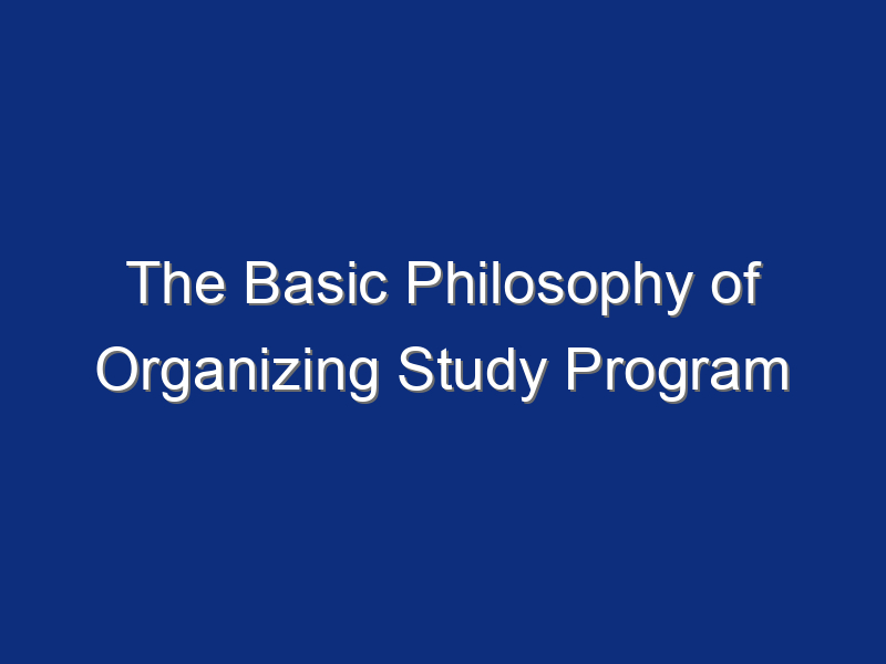 The Basic Philosophy of Organizing Study Program Outside the Domicile of Universities in Indonesia That Is Fair