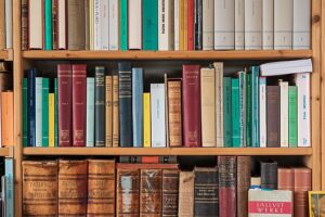 u333-Part_of_a_bookshelf_containing_books_by_ancient_philosophers_1.1-1