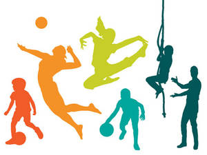 u336-Physical_education_silhouettes